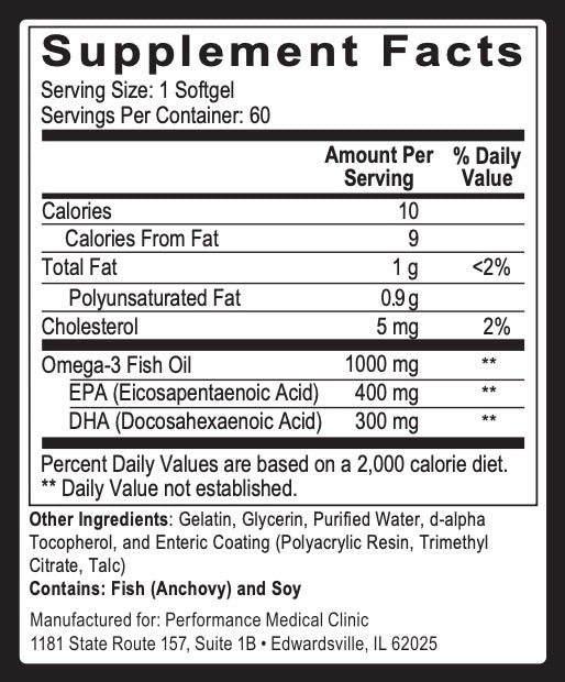 Performance Omega- Fish Oil