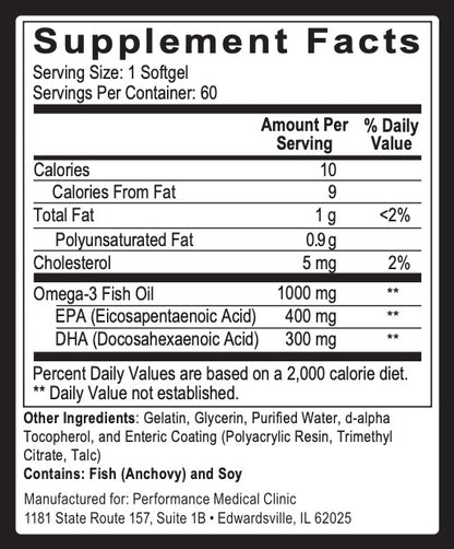 Performance Omega- Fish Oil